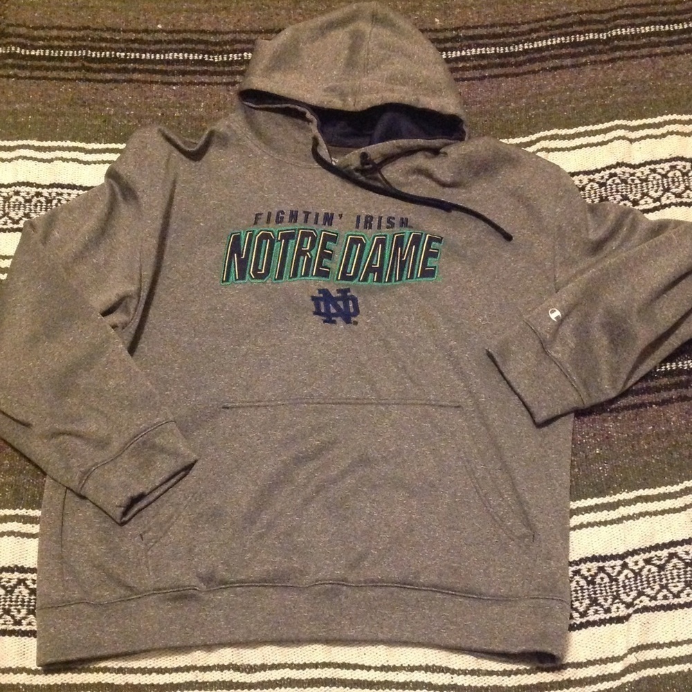 Champion Notre Dame hoodie-SZ XL